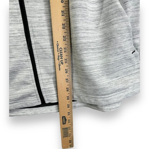 Russell Athletic Men's Size Large Gray Fusion Knit Full Zip Long Sleeve Hoodie - Picture 6 of 8